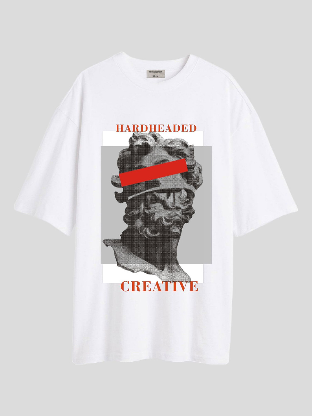 TheBTclub Unisex Printed Drop-Shoulder Sleeves Pure Cotton Activchill Oversized T-shirt