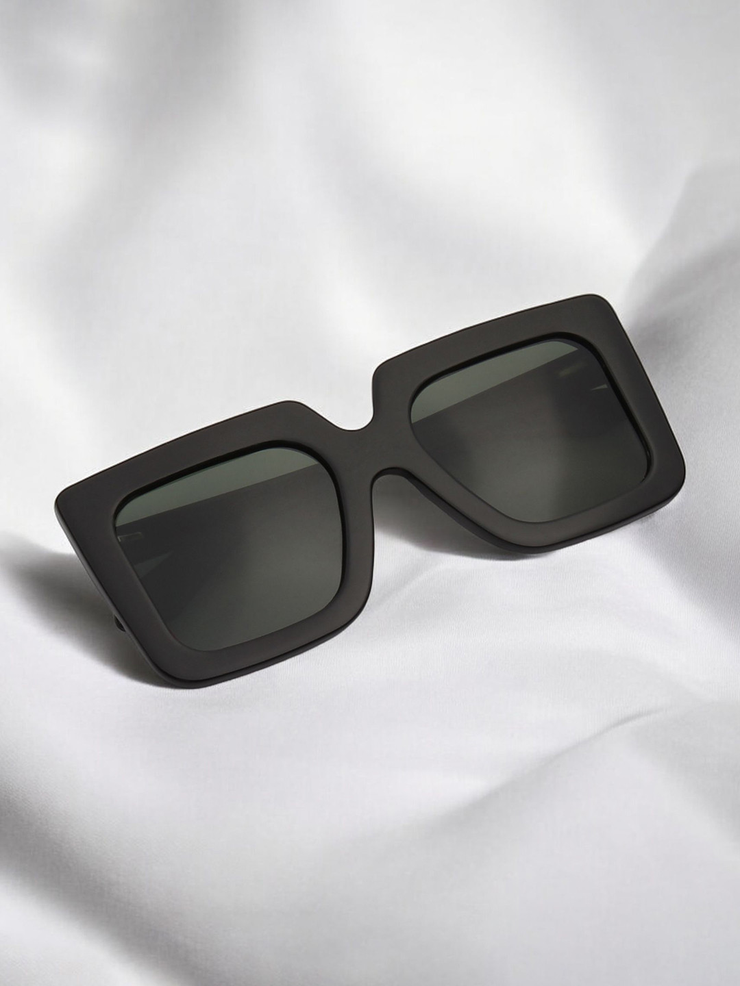 Ted Smith Unisex Square 100% Acetate Sunglasses with Polarised and UV Protected Lens