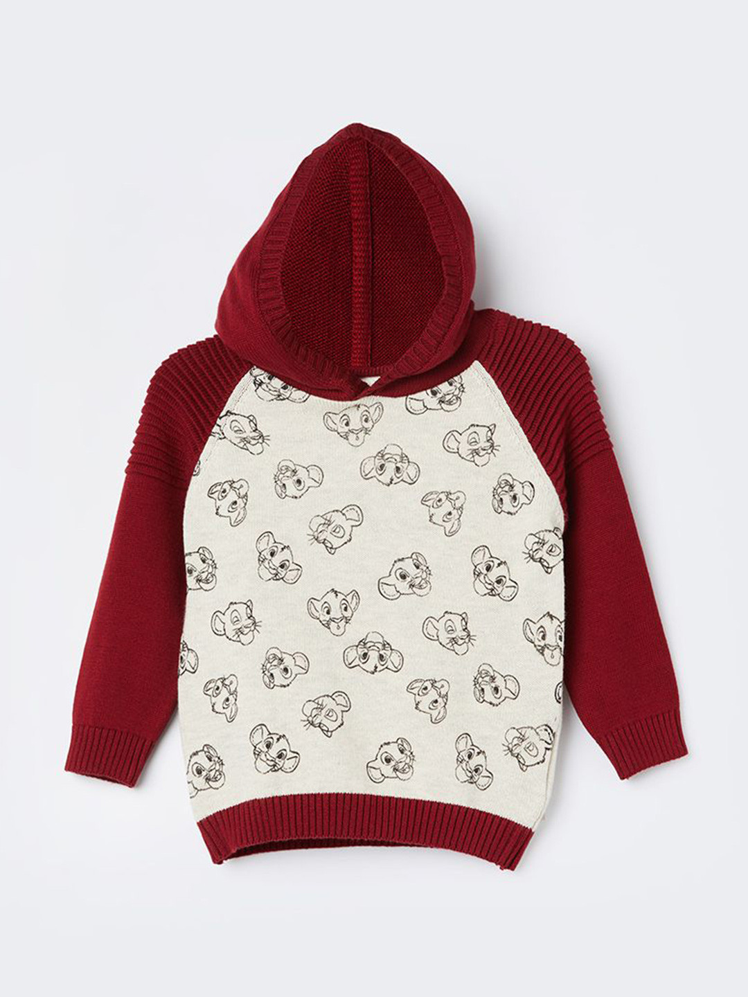 Juniors by Lifestyle Boys Cotton Disney Simba Lion King Printed Pullover Sweater