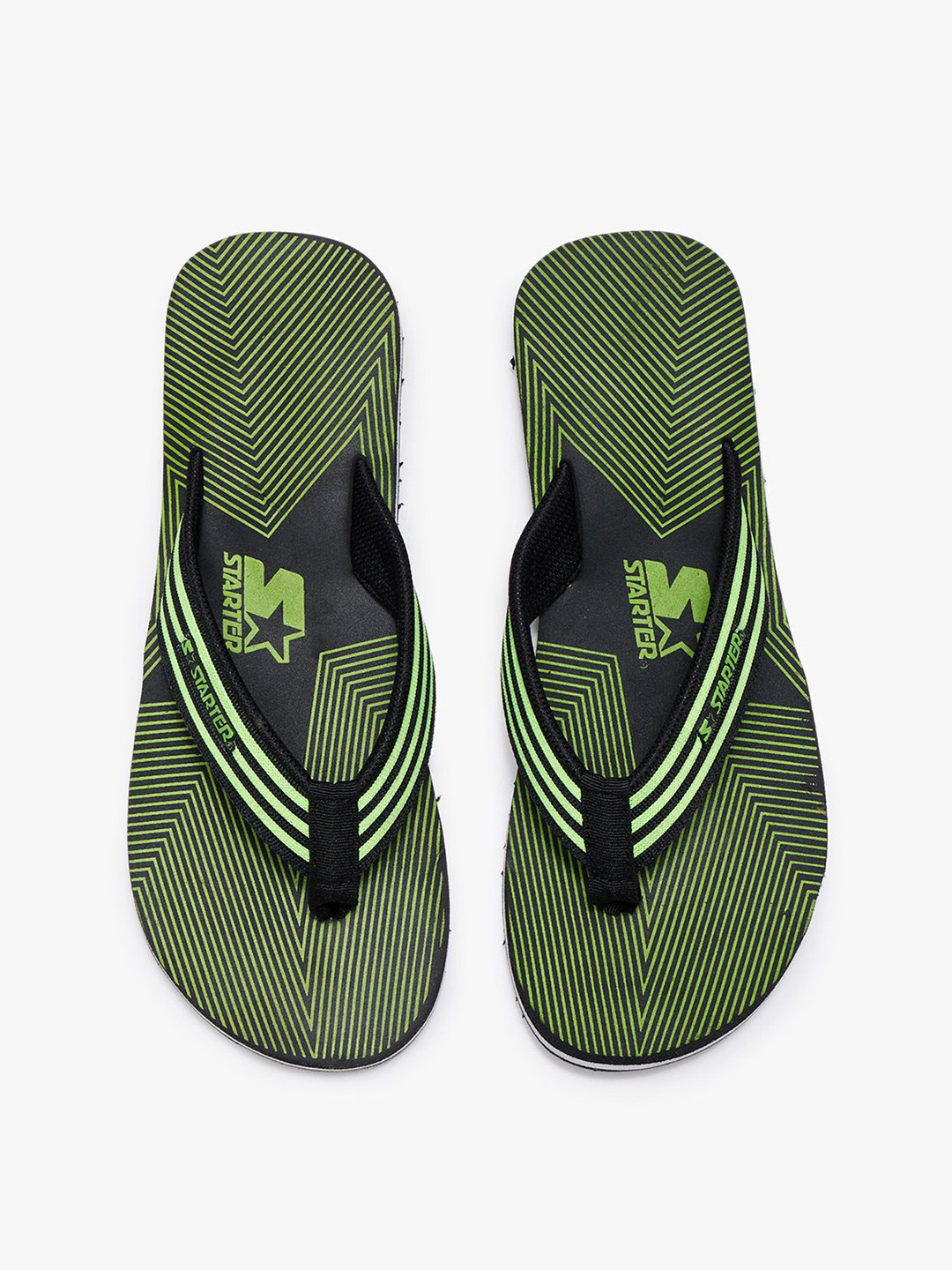 STARTER Men Striped Thong Flip-Flops