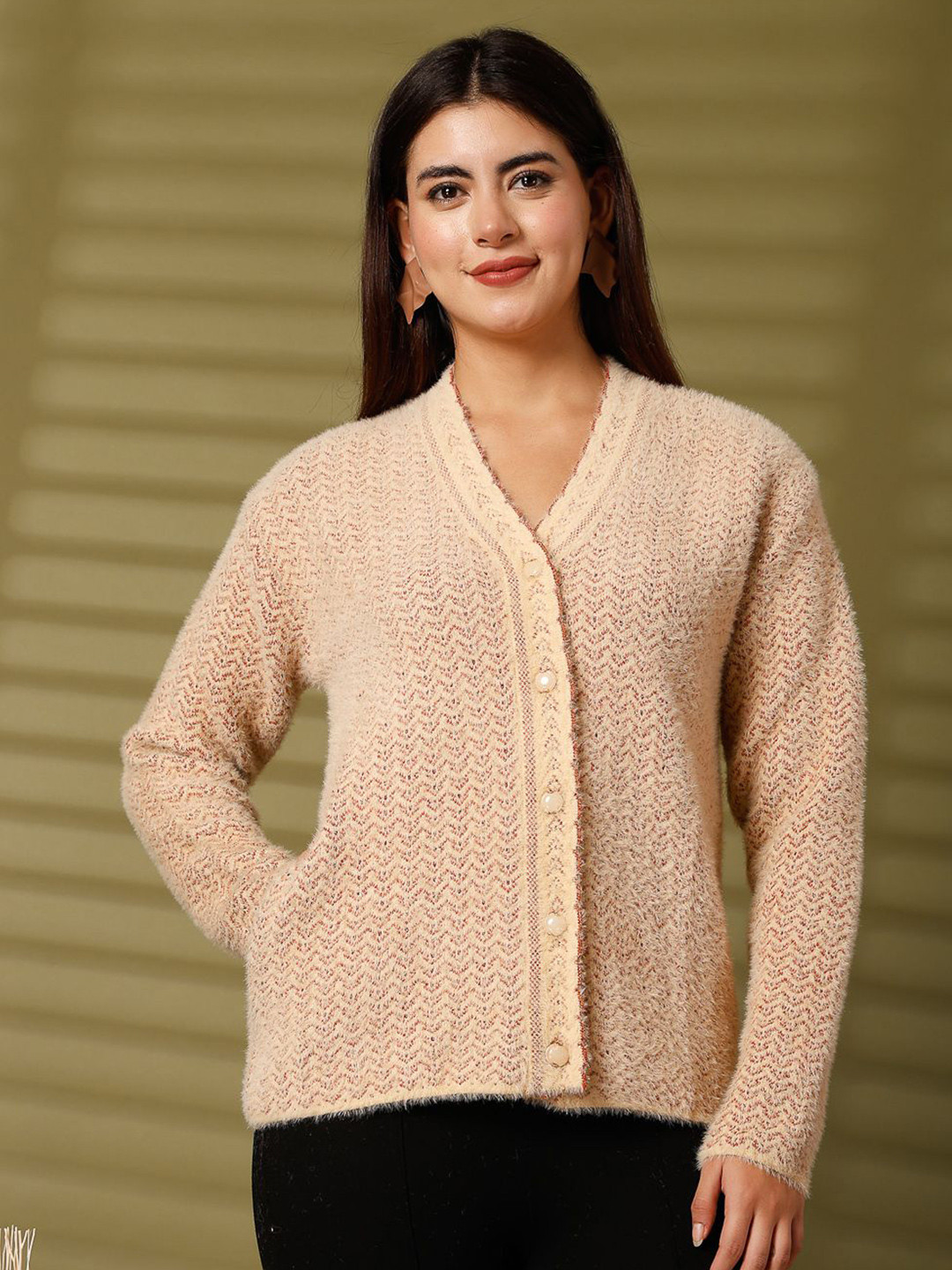 Clora Creation Women Winter Wear Cardigan