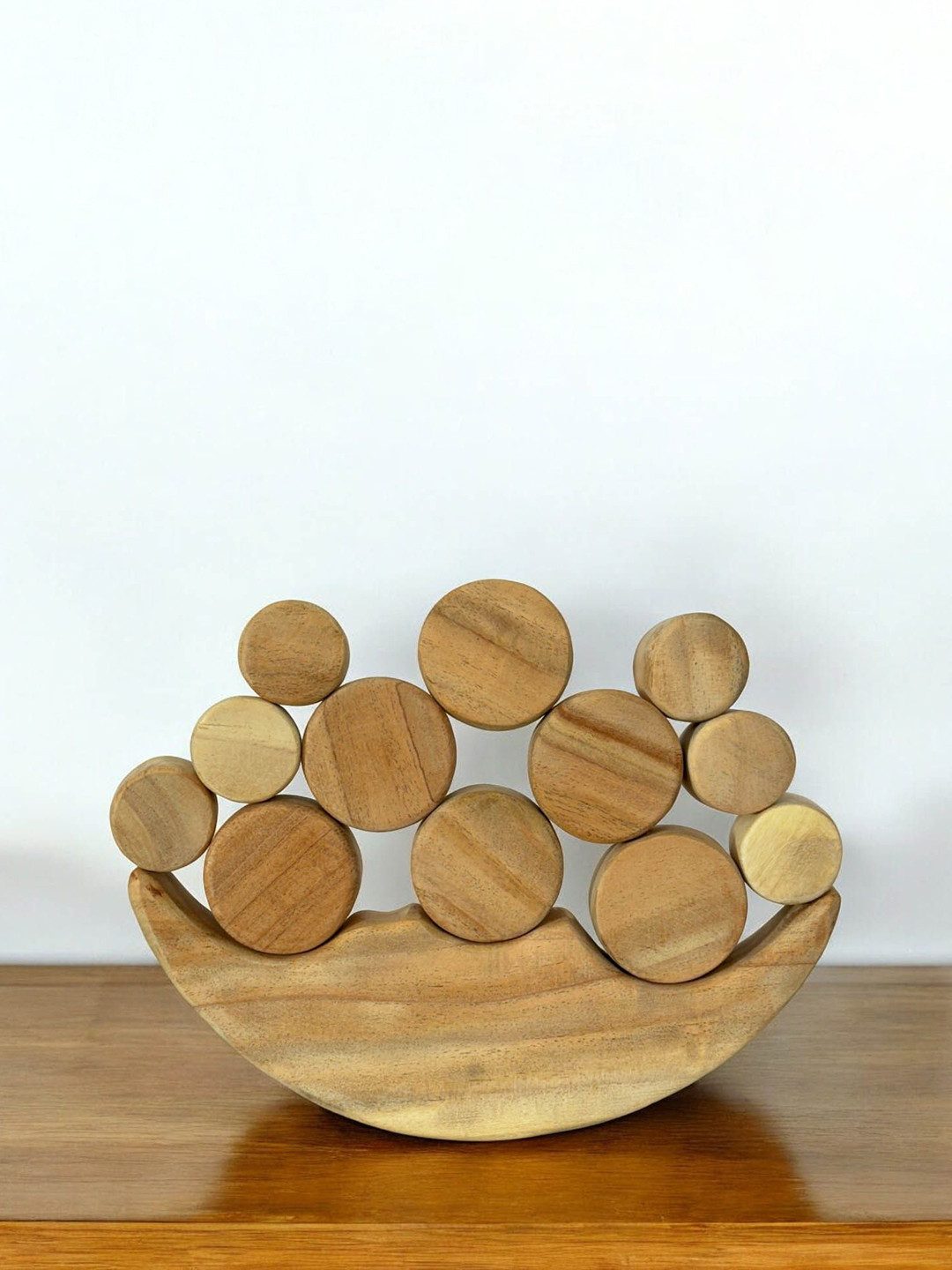 LITTLE GINNIE Kids Wooden Neem Wooden Balancing Moon Toy