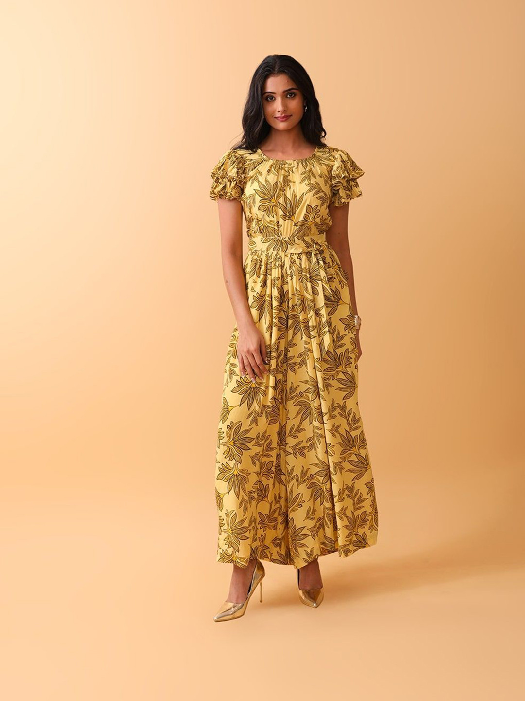 NH KAPDEWALA Printed Basic Jumpsuit
