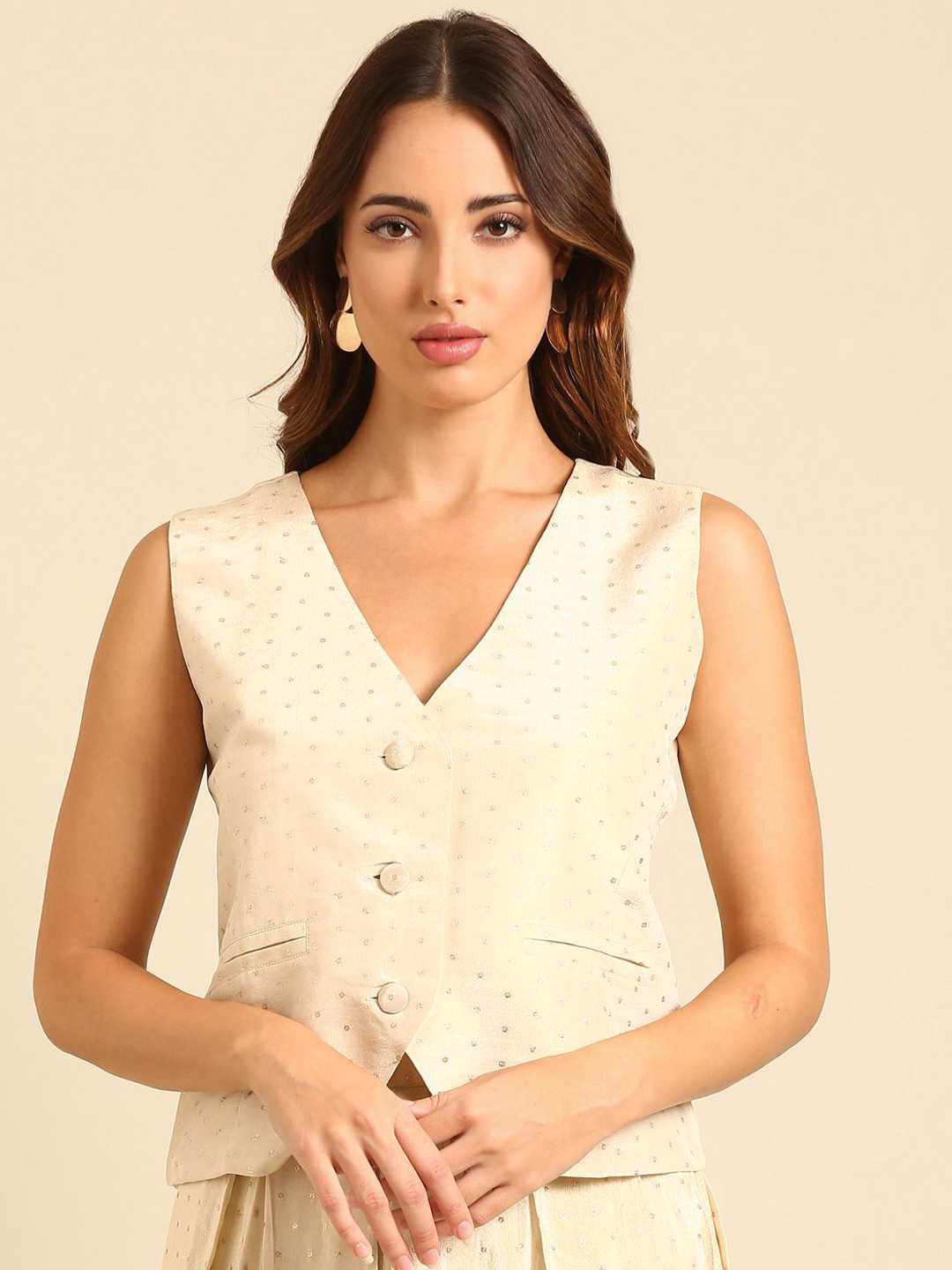 De Moza Women Tailored Ethnic Jacket