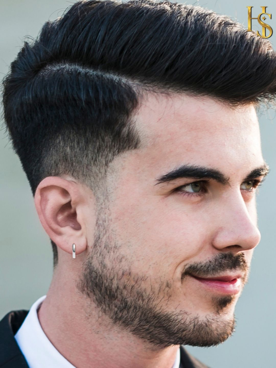 HighSpark 92.5 Sterling Silver Half Hoop Earrings