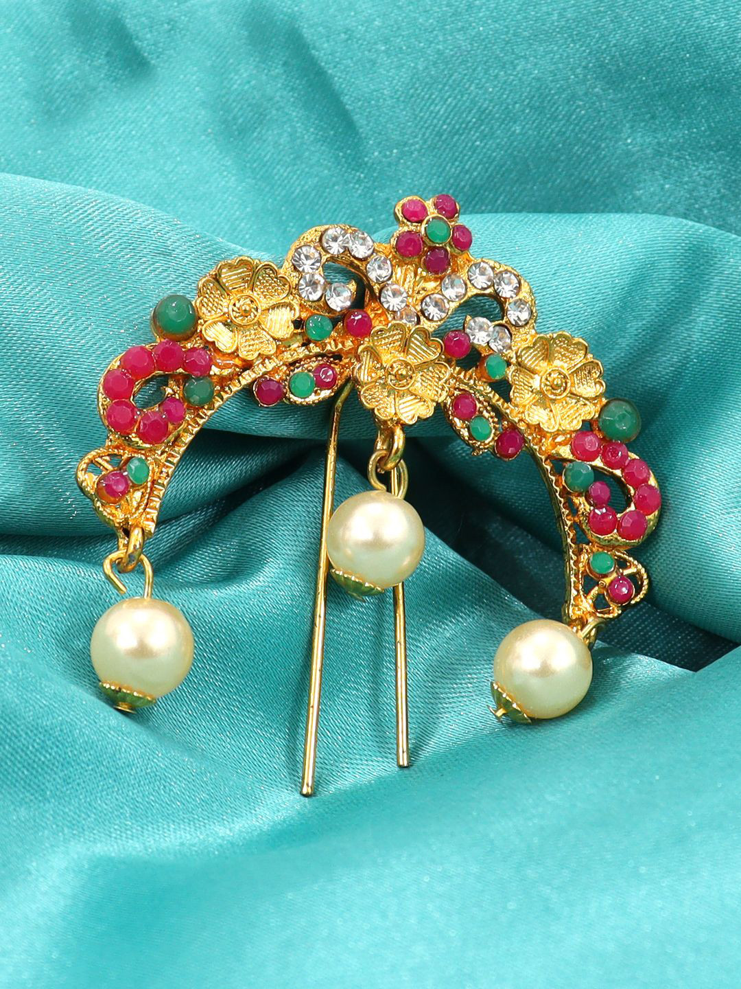 VAGHBHATT Women Embellished Aambada Juda Pin Hair Accessory