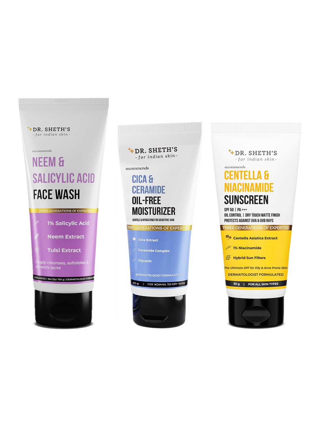 DR. SHETHS Skin Care Combo For Oil & Acne Control