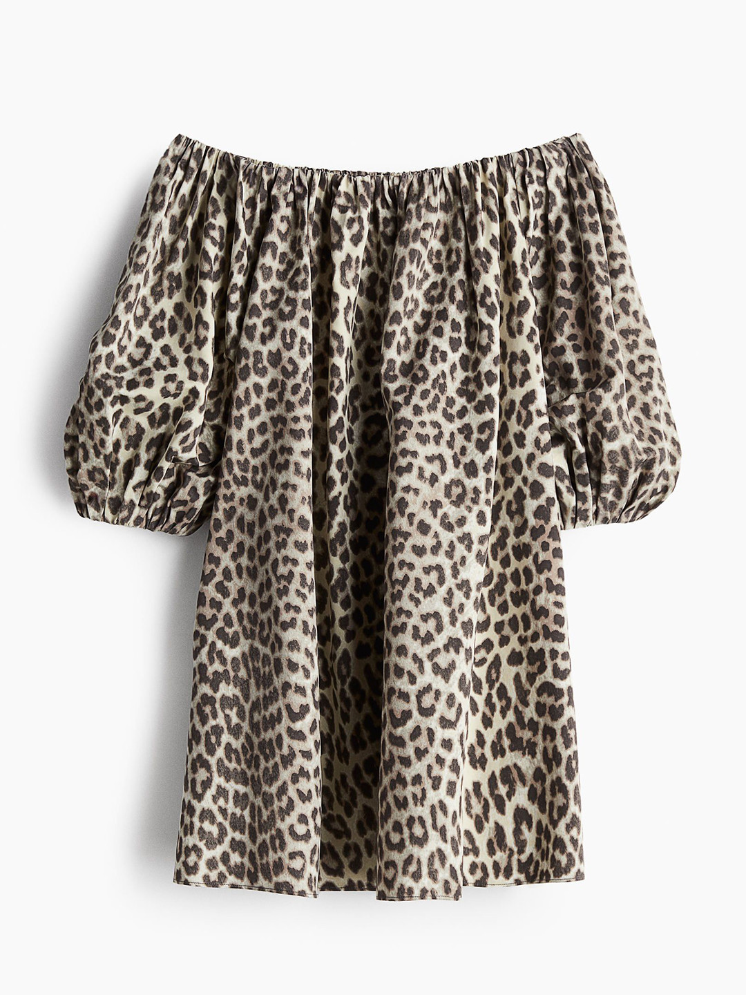 H&M Women Printed Off The Shoulders Dress