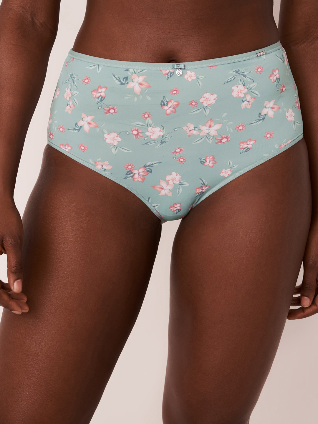 La Vie en Rose Women Green Printed Hipster Briefs