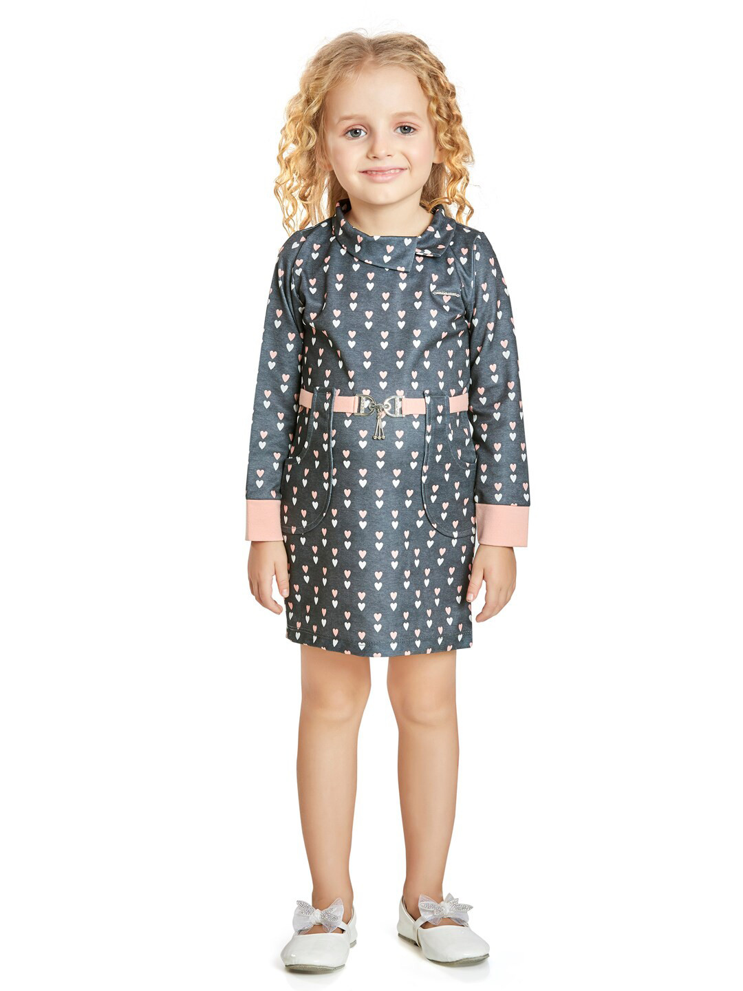 Peppermint Black Satin A-Line Dress