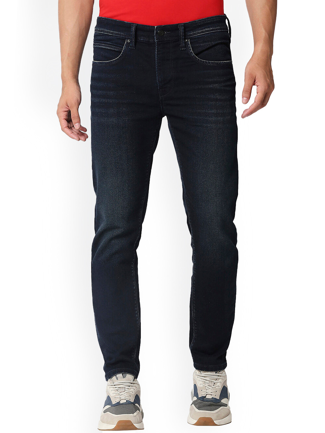 Pepe Jeans Men Blue Skinny Fit Light Fade Stretchable Jeans