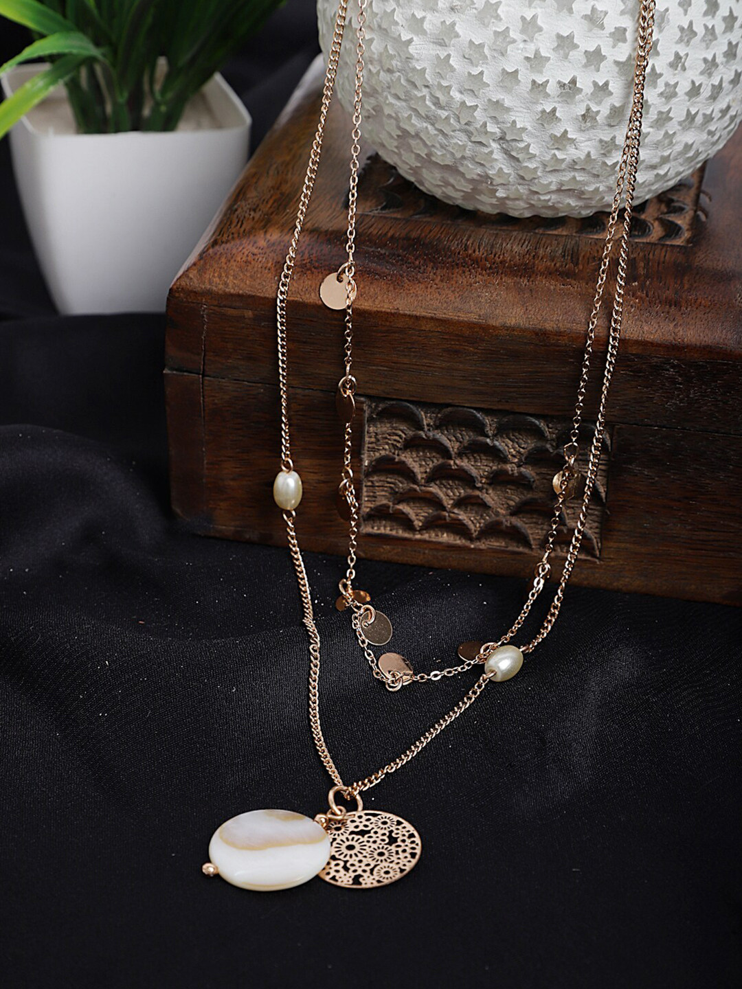 Madame Coin Chain Layered Necklace