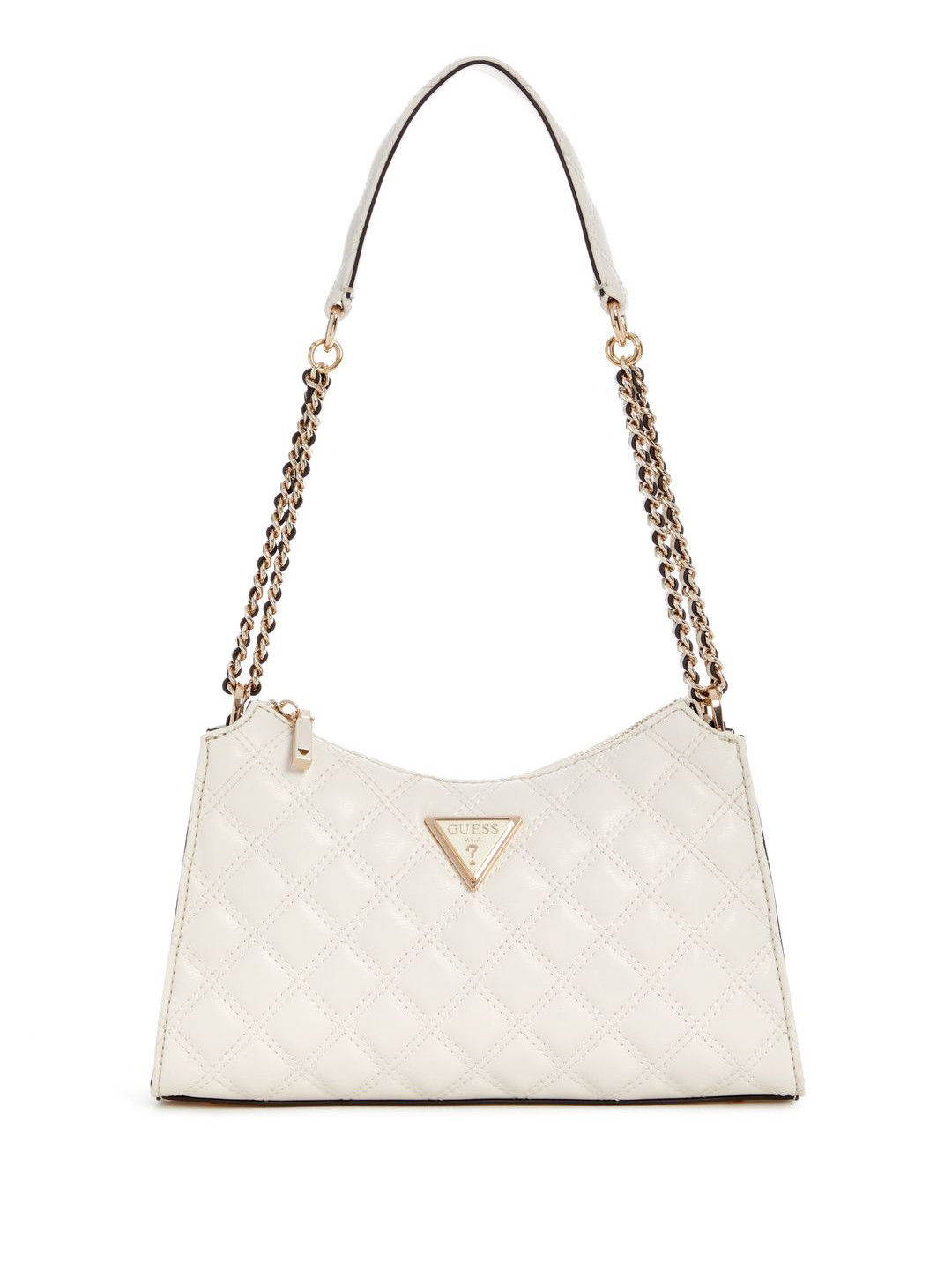 GUESS Giully Quilted Small Structured Shoulder Bag
