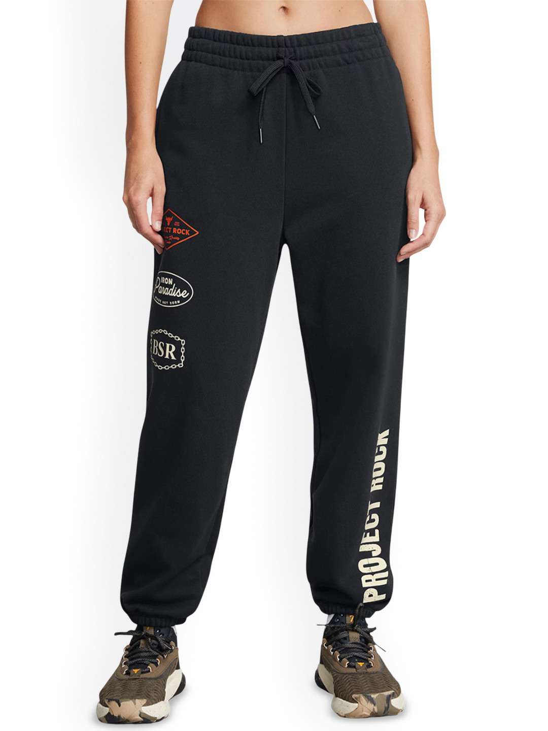 UNDER ARMOUR Project Rock Women Printed Heavyweight Tools Of The Trade Pants