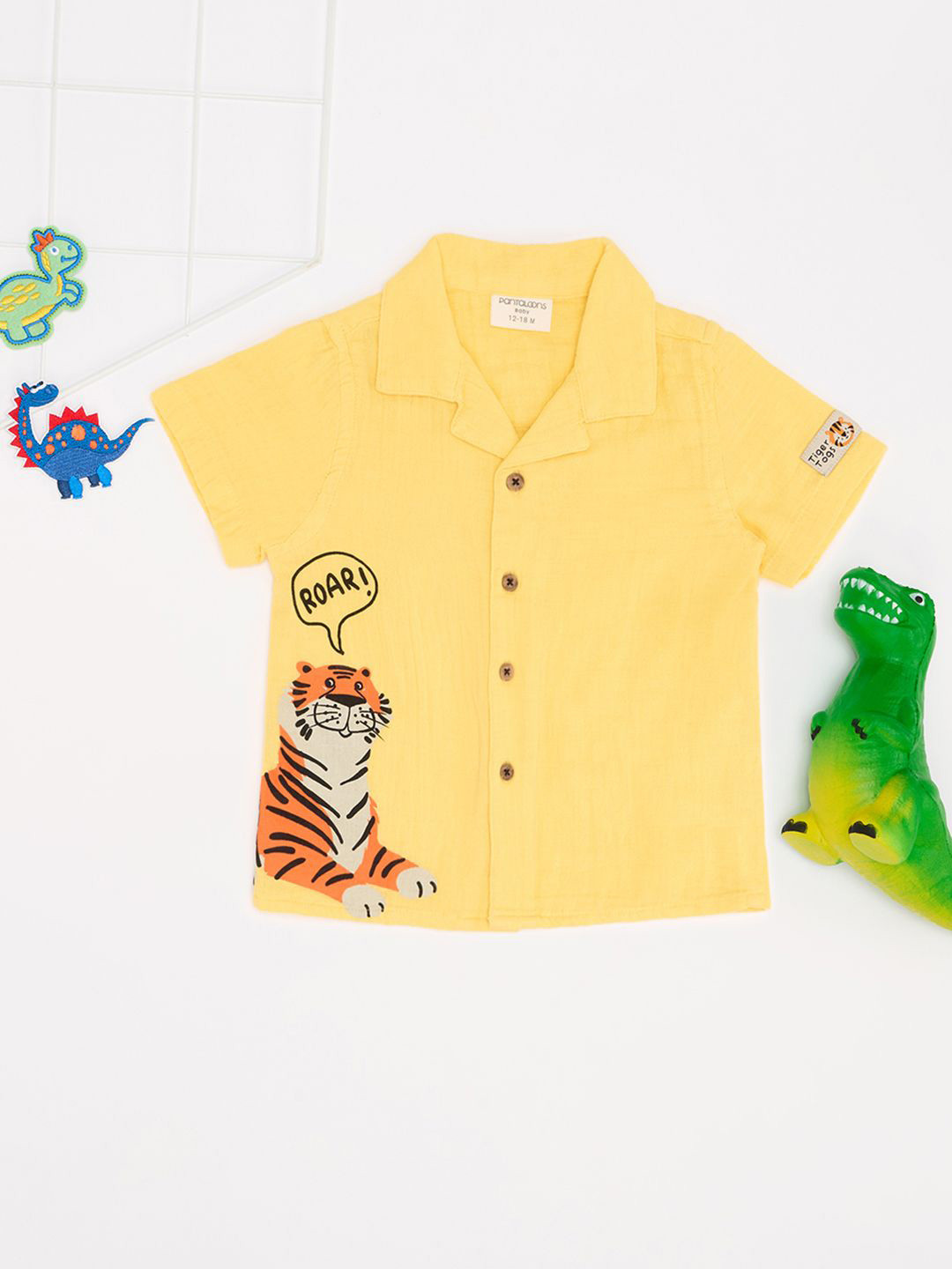 Pantaloons Baby Boys Opaque Casual Shirt