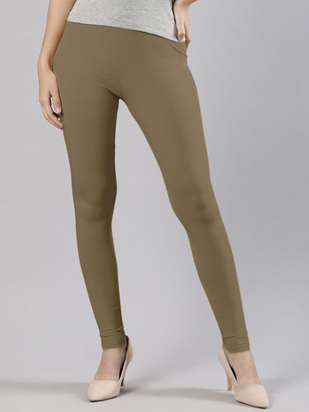 Femmora Women Mid-Rise Soft Flexible Ankle-Length Leggings