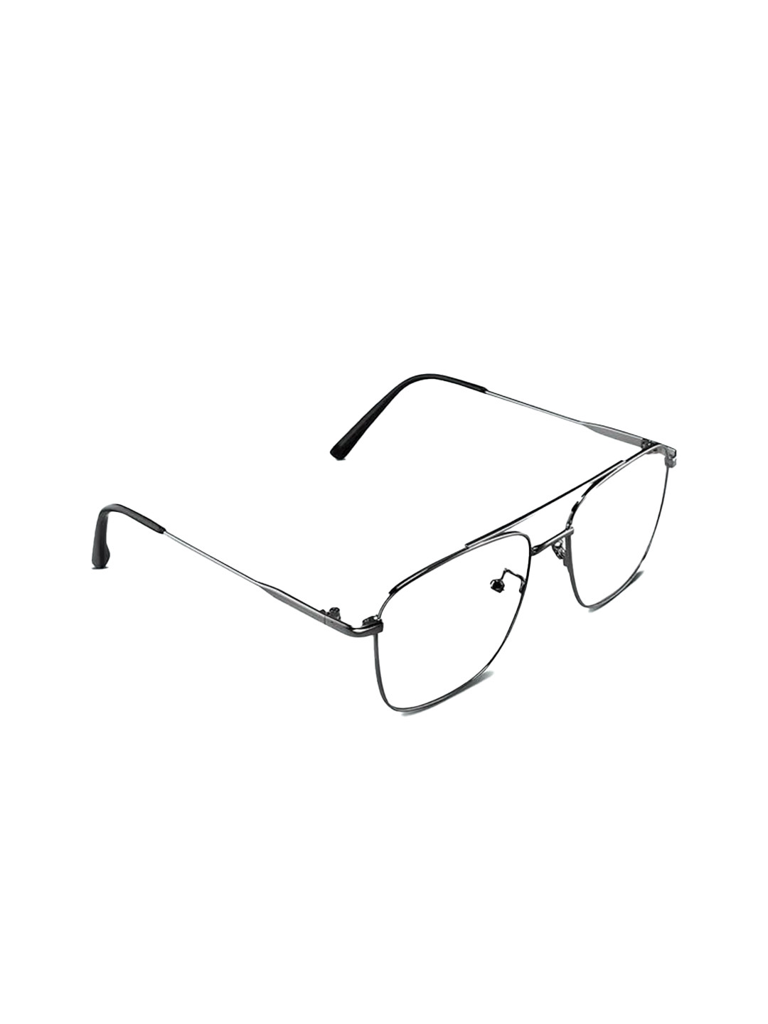 JODYKOES Unisex Black Stainless Steel Premium Series Square Shaped Full Rim Frames