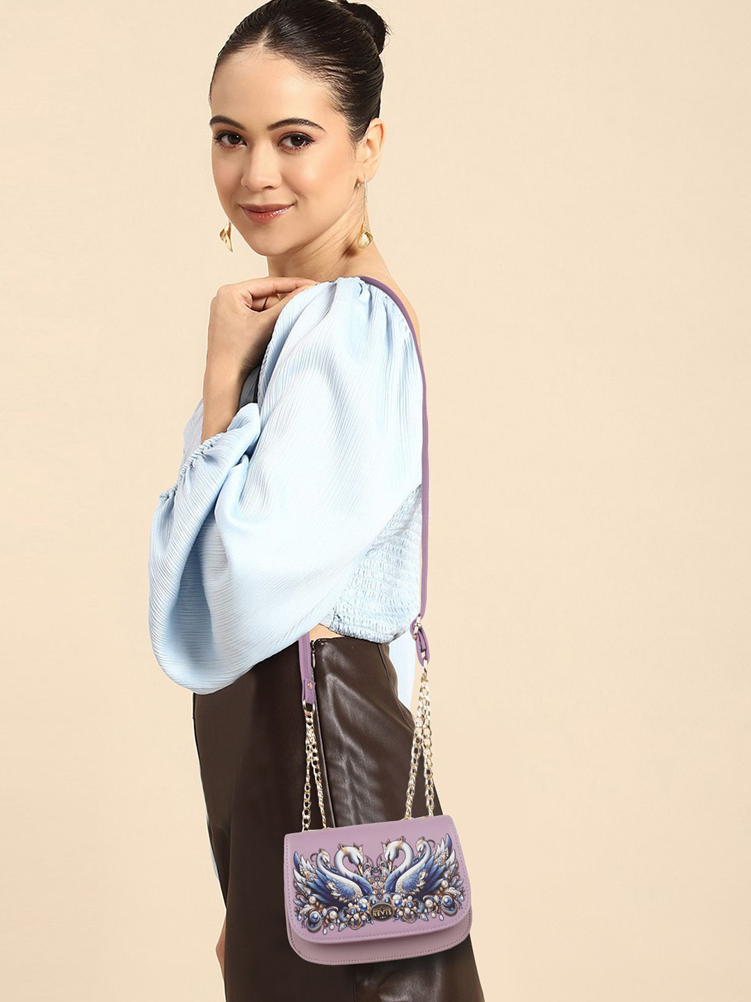 NEVIS Animal Sling Bag with Quilted