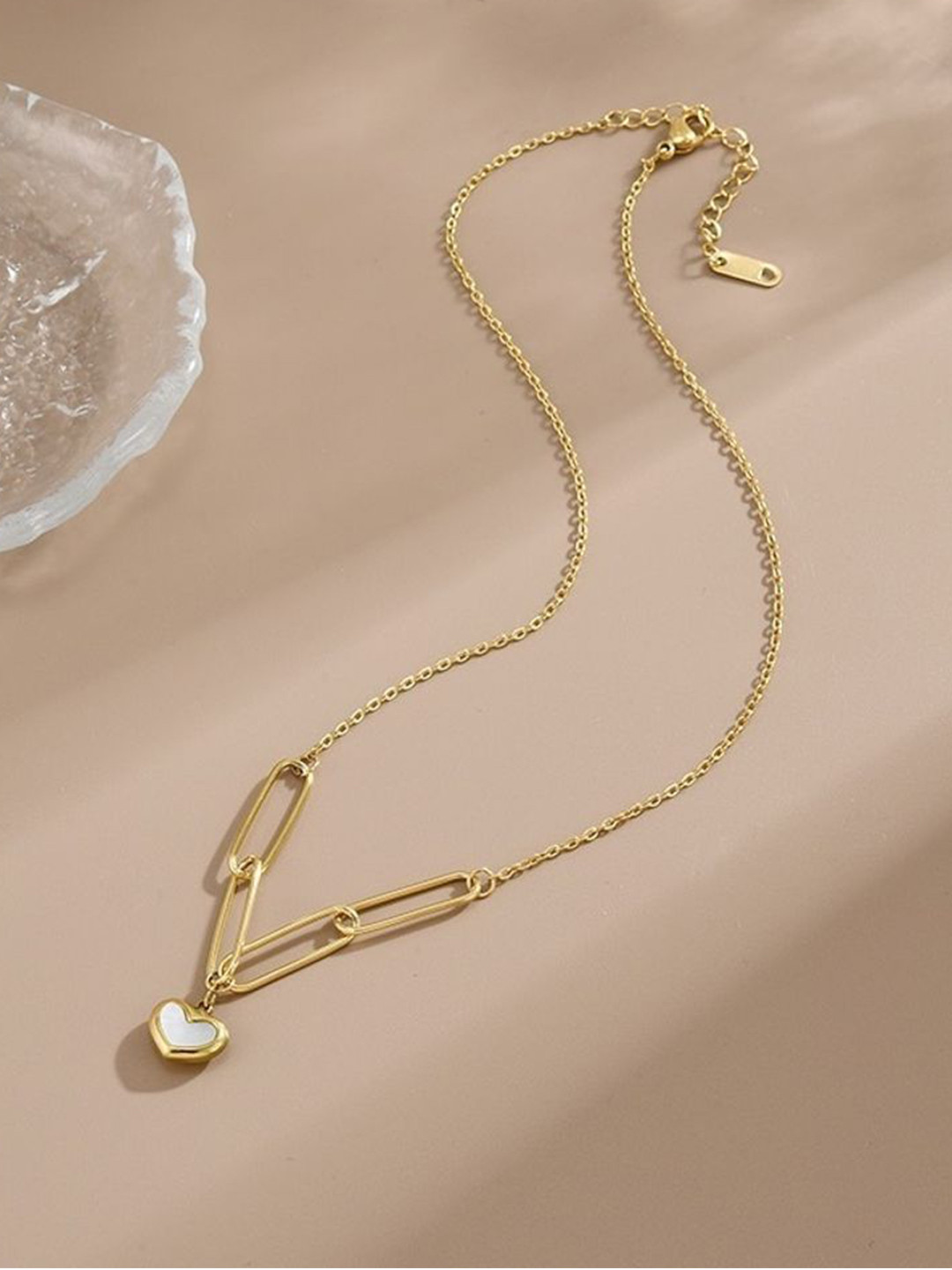 MYKI Striking Stainless Steel Gold-Plated Chain