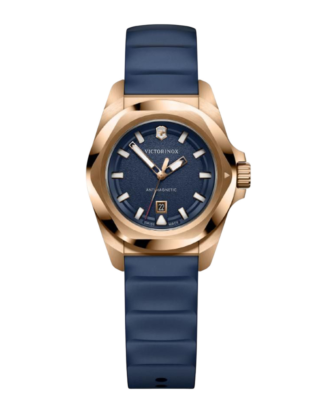 Victorinox I.N.O.X. Small Quartz Women Textured Brass Dial & Straps Analogue Watch V242035