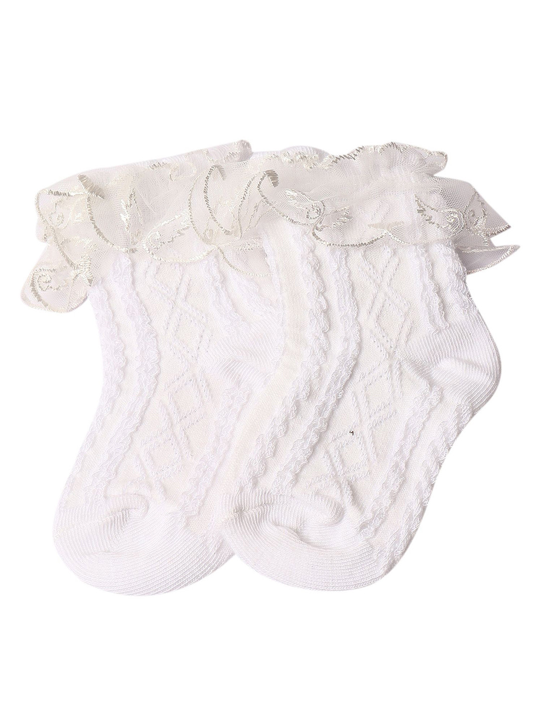 KIDOfash Girls Patterned Ankle Length Socks