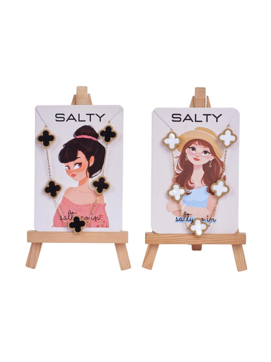 SALTY Charm of the Night Set Of 2 Necklaces