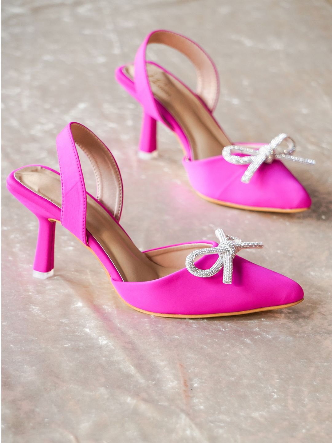 Froh Feet Stiletto Pumps With Bows