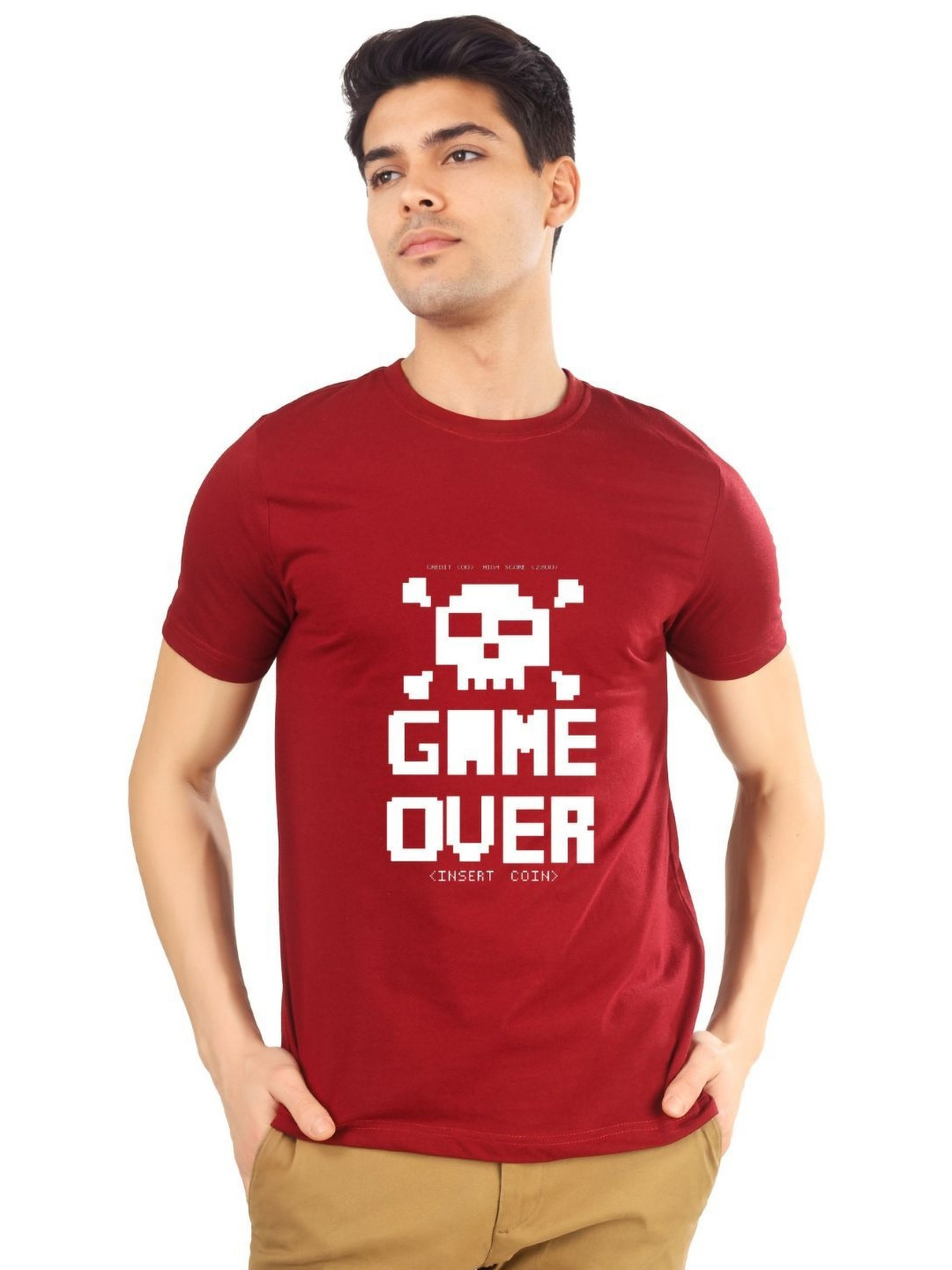 PULP Men Printed Applique T-shirt