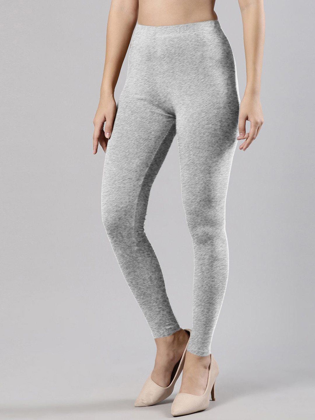 Femmora Women Mid-Rise Soft Flexible Ankle-Length Leggings