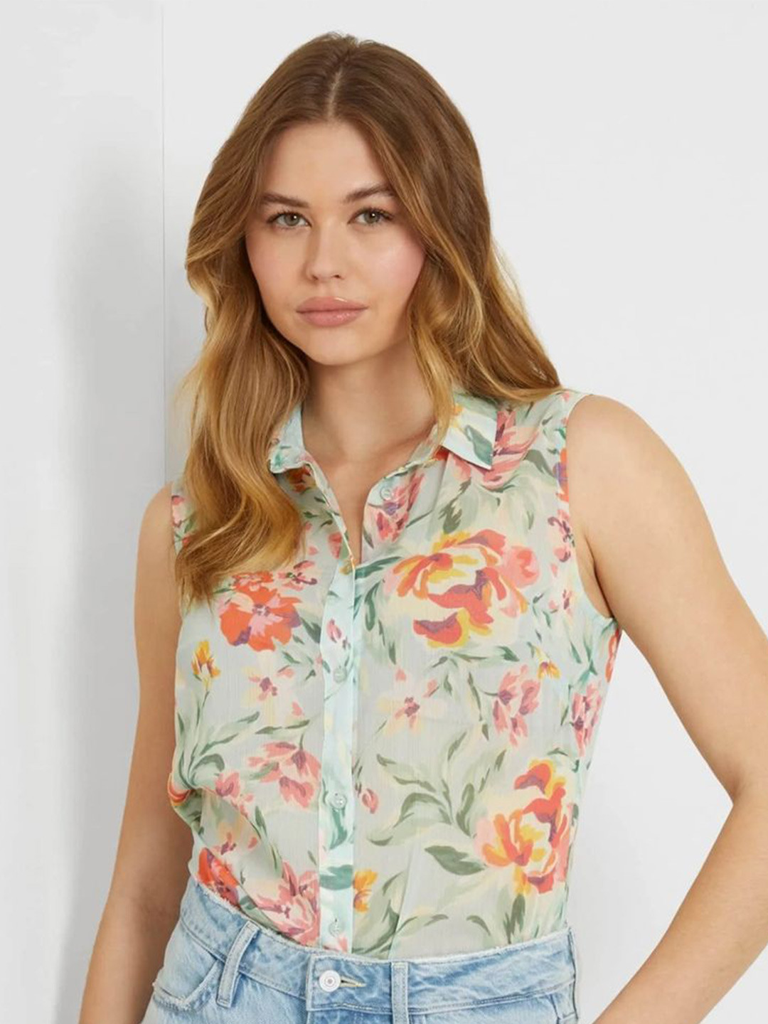 FERY LONDON Women Standard Floral Opaque Printed Party Shirt