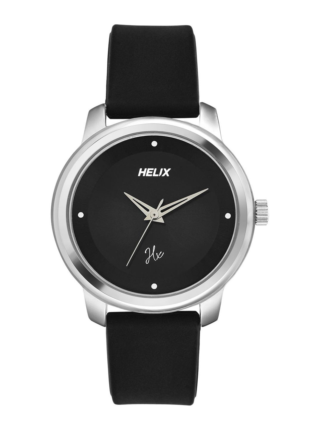 Helix By Timex Women Black Round Dial Analog Watch - TW048HL16