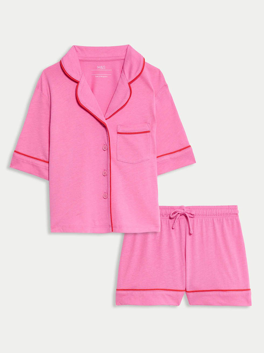 Marks & Spencer Girls Shirt & Pyjamas  Set Night suit