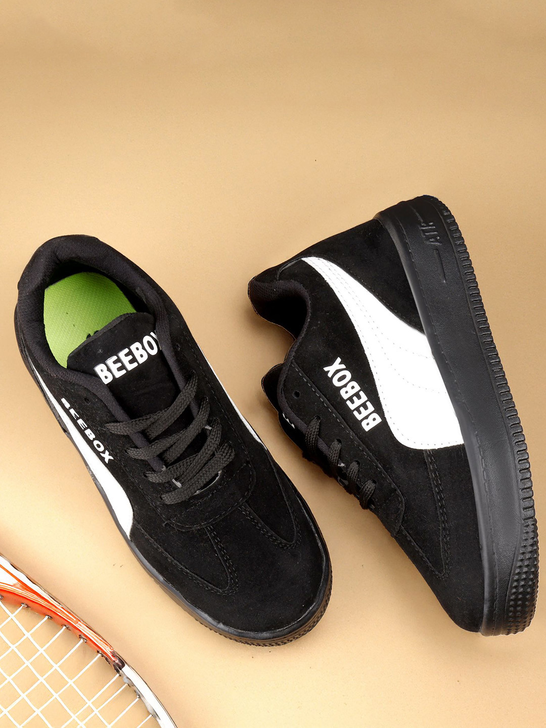 BEEBOX Women Striped Sneakers