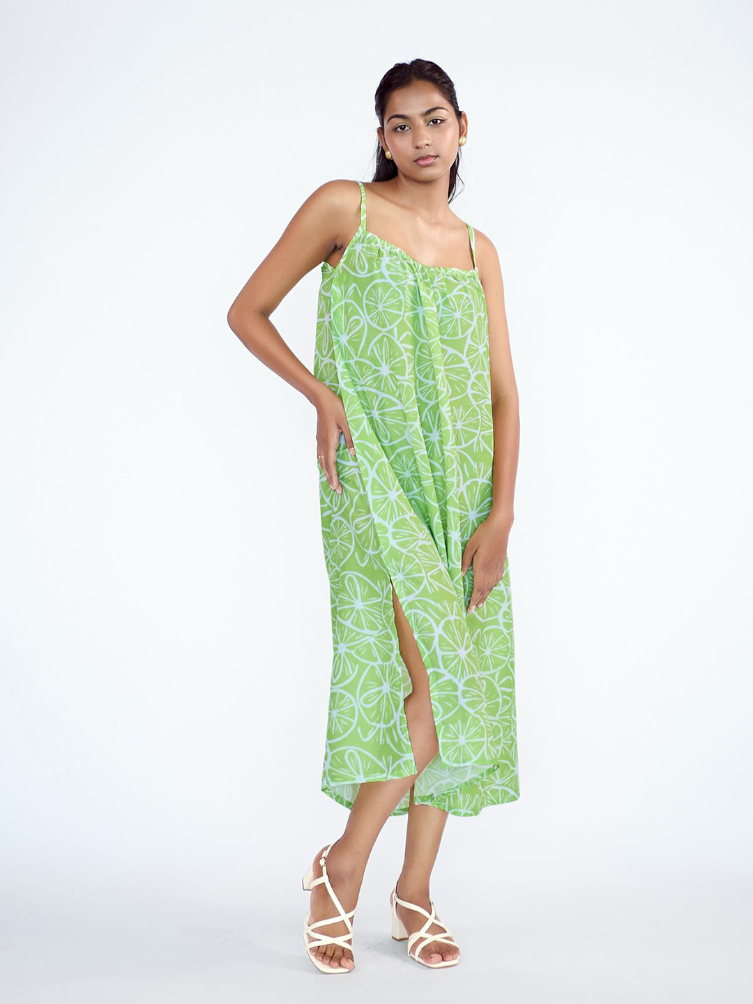 All Her Collective Women Cotton Maxi Midi Dress