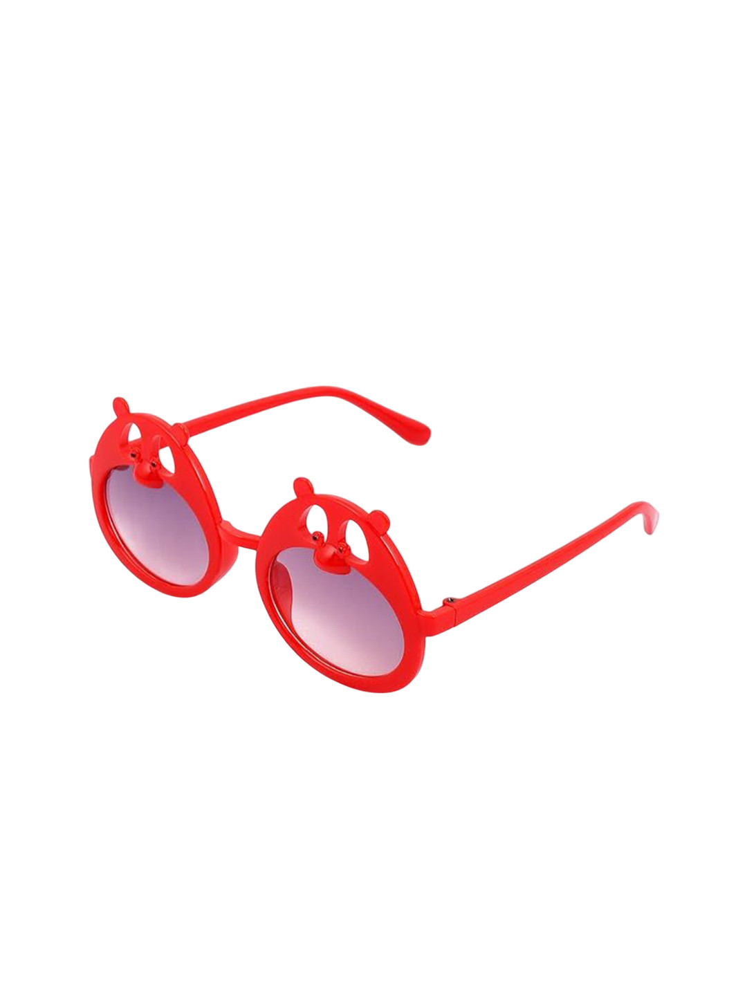SHOP FRENZY Kids Round Sunglasses with UV Protected Lens Red Duck