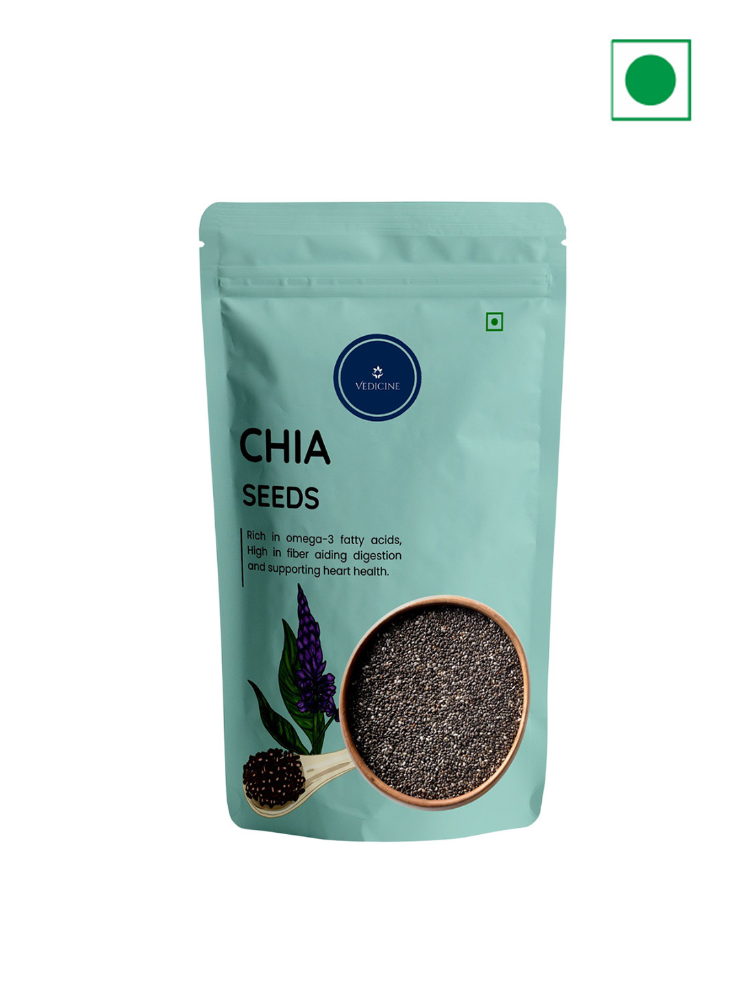 VEDICINE Chia Seeds - 200gm