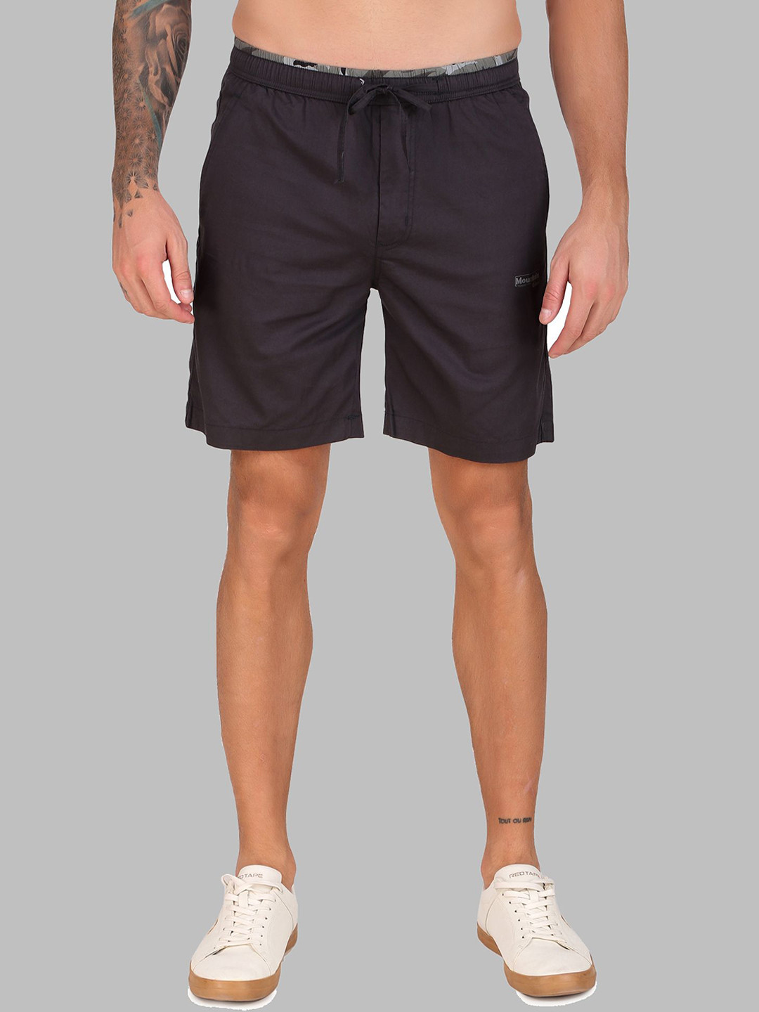 MOUNTAIN COLOURS Men Regular Fit Cotton Shorts