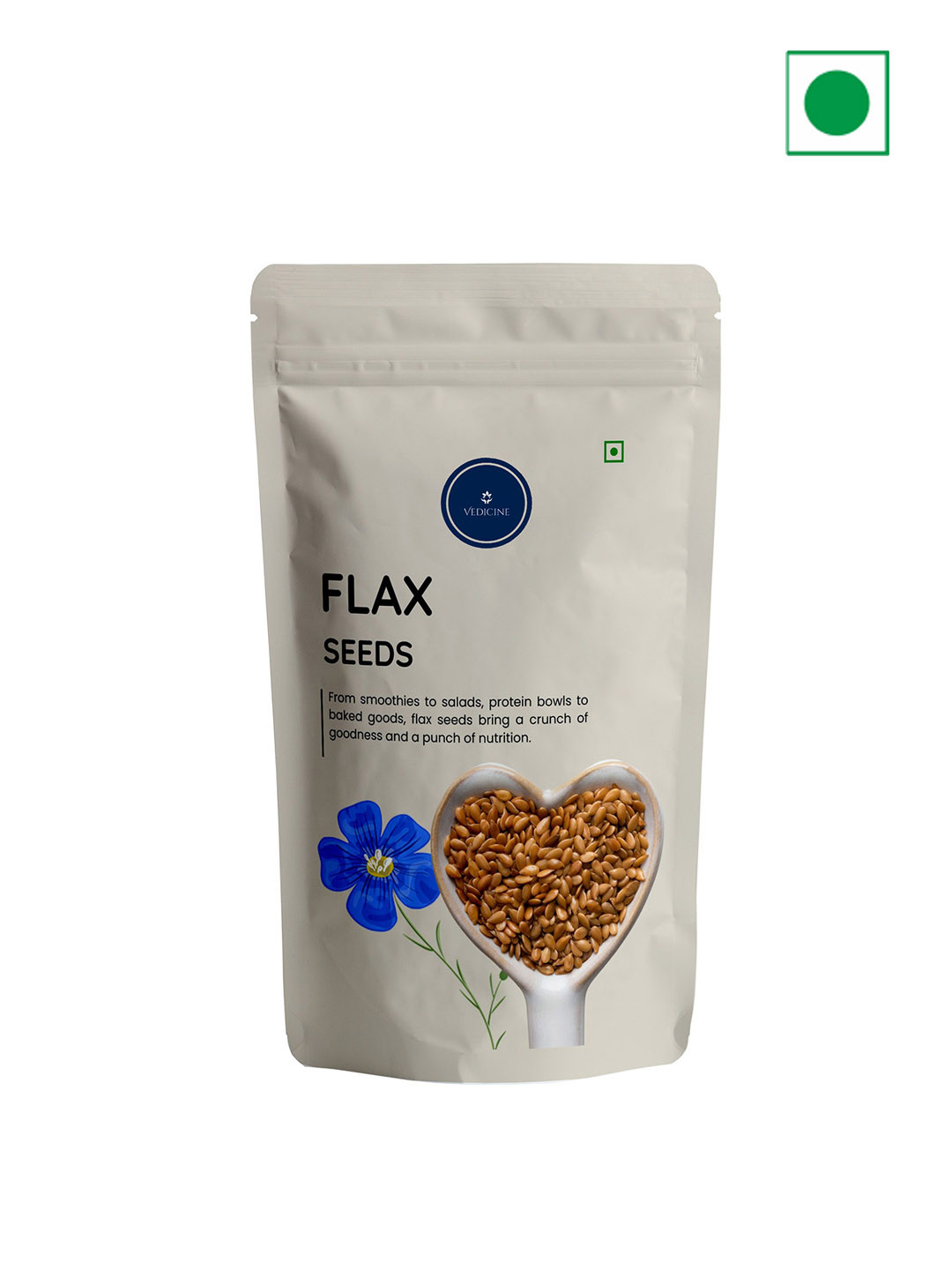 VEDICINE Flax Seeds - 400gm