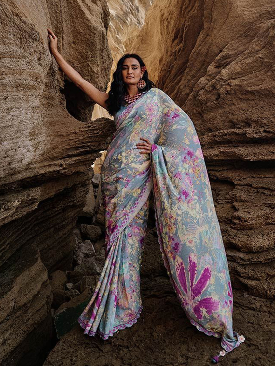 SAUNDH Chaaya Abstract Printed Saree