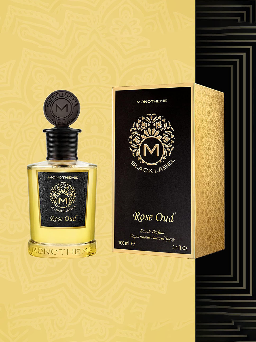 MONOTHEME Rose Oud Long Lasting Eau De Parfum - 100 ml