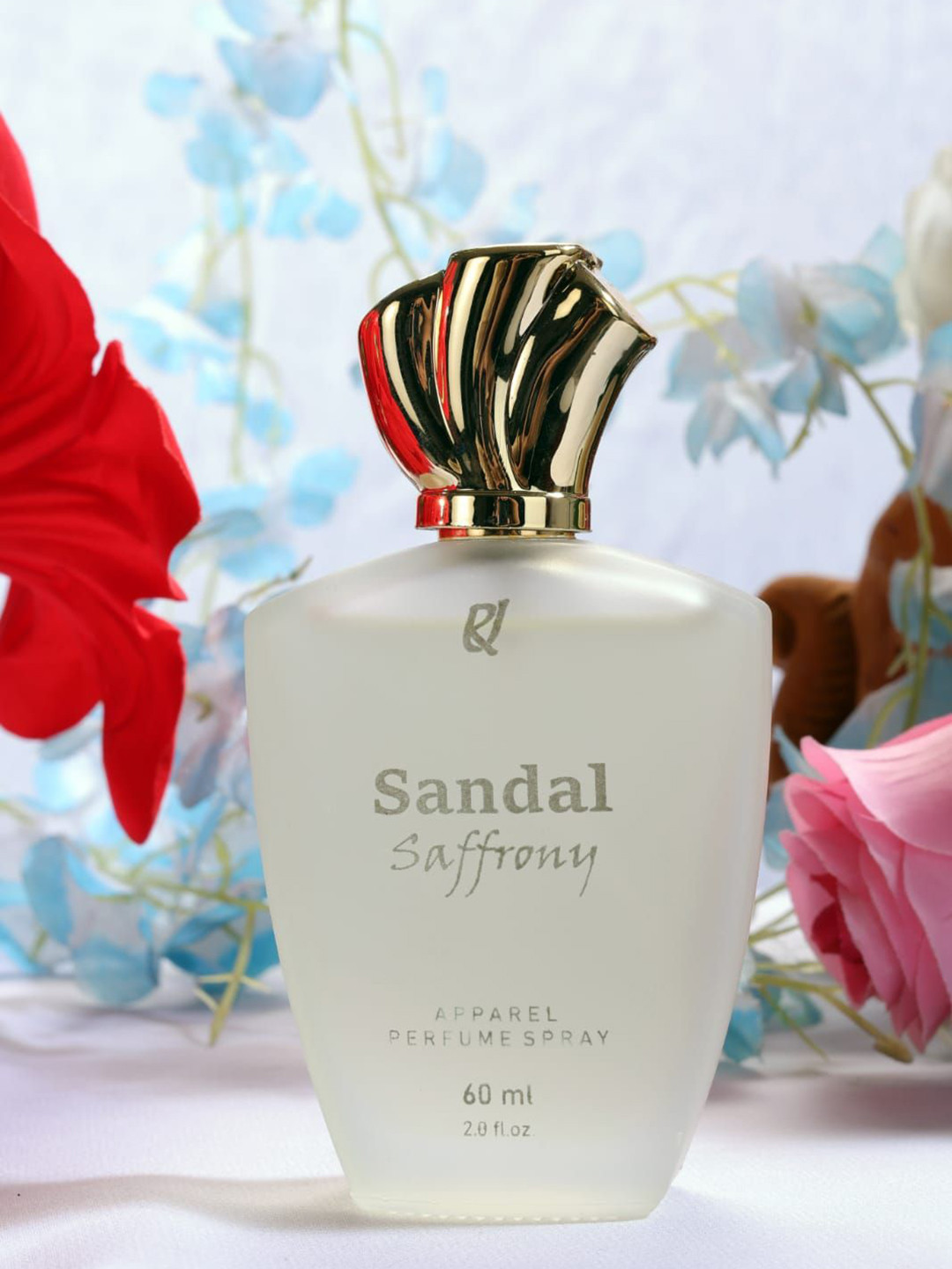 RU Set Of 2 Magnatic & Sandal Saffrony Long Lasting Apparel Perfume Spray - 60 ml Each