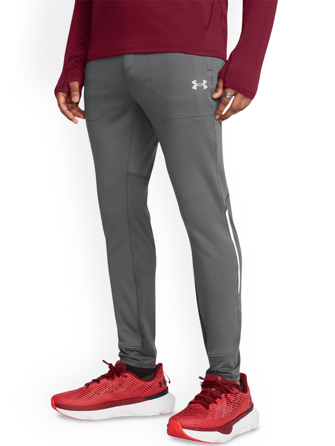 UNDER ARMOUR Vanish Men Brand Logo Printed Slim Fit Track Pants