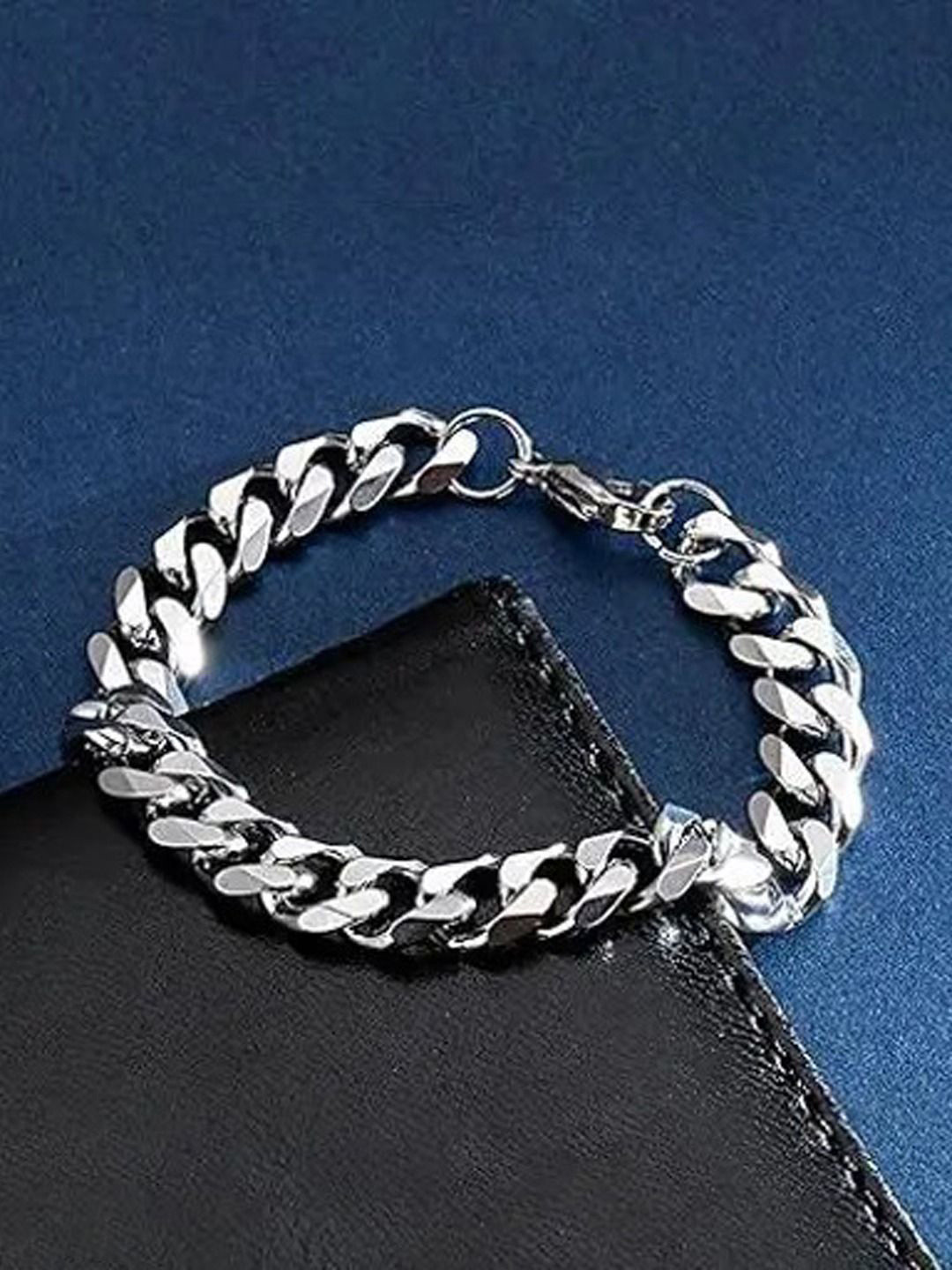 VAGHBHATT Premium Stainless Steel Sterling Silver Wraparound Bracelet