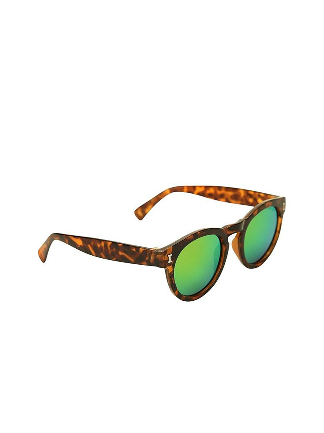 SHOP FRENZY Kids Sunglasses with UV Protected Lens Sunglass Tiger Aviator Brwn Green