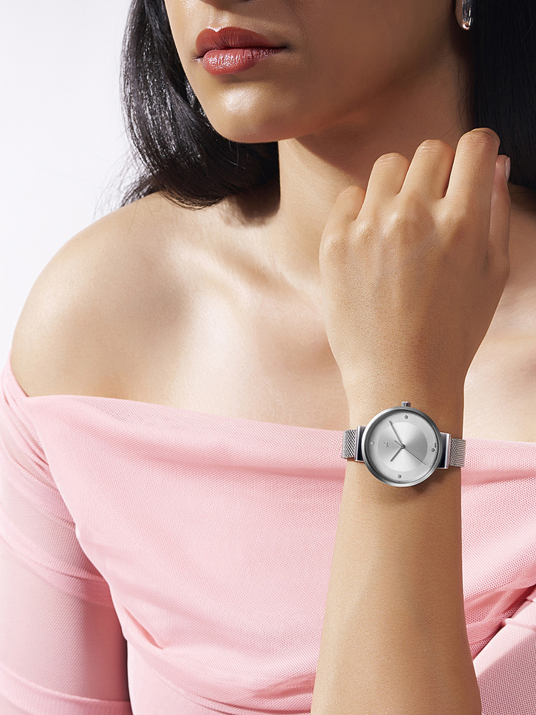 Fastrack Stunners X Special Edition Women Dial & Reset Time Analogue Watch 68045SM01