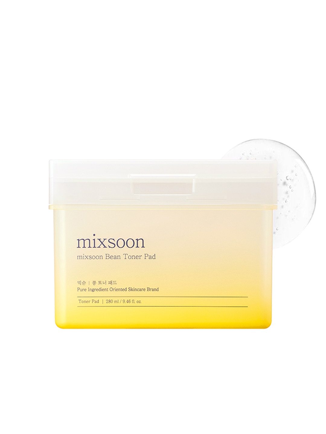 Mixsoon Bean Toner Pad with Natural Extracts for Hydration & Skin Soothing 280ml - 70 Pads
