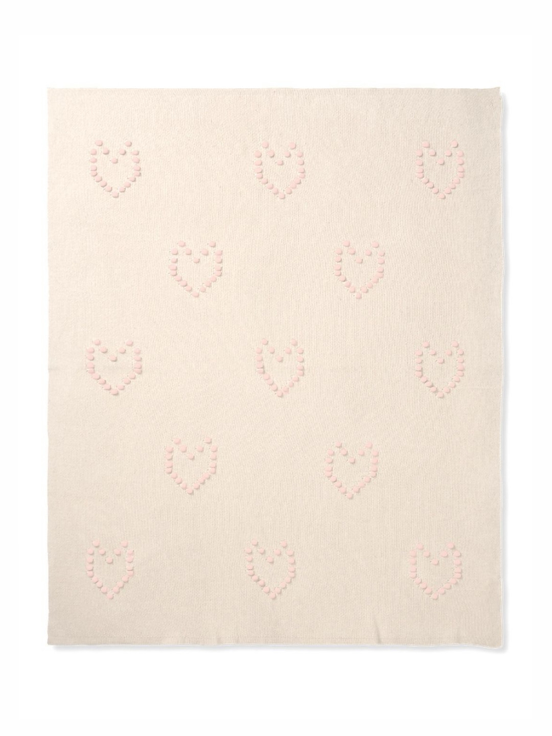 THE BABY TRUNK Pink & Beige Geometric Pure Cotton Mild Winter Single Bed Blanket