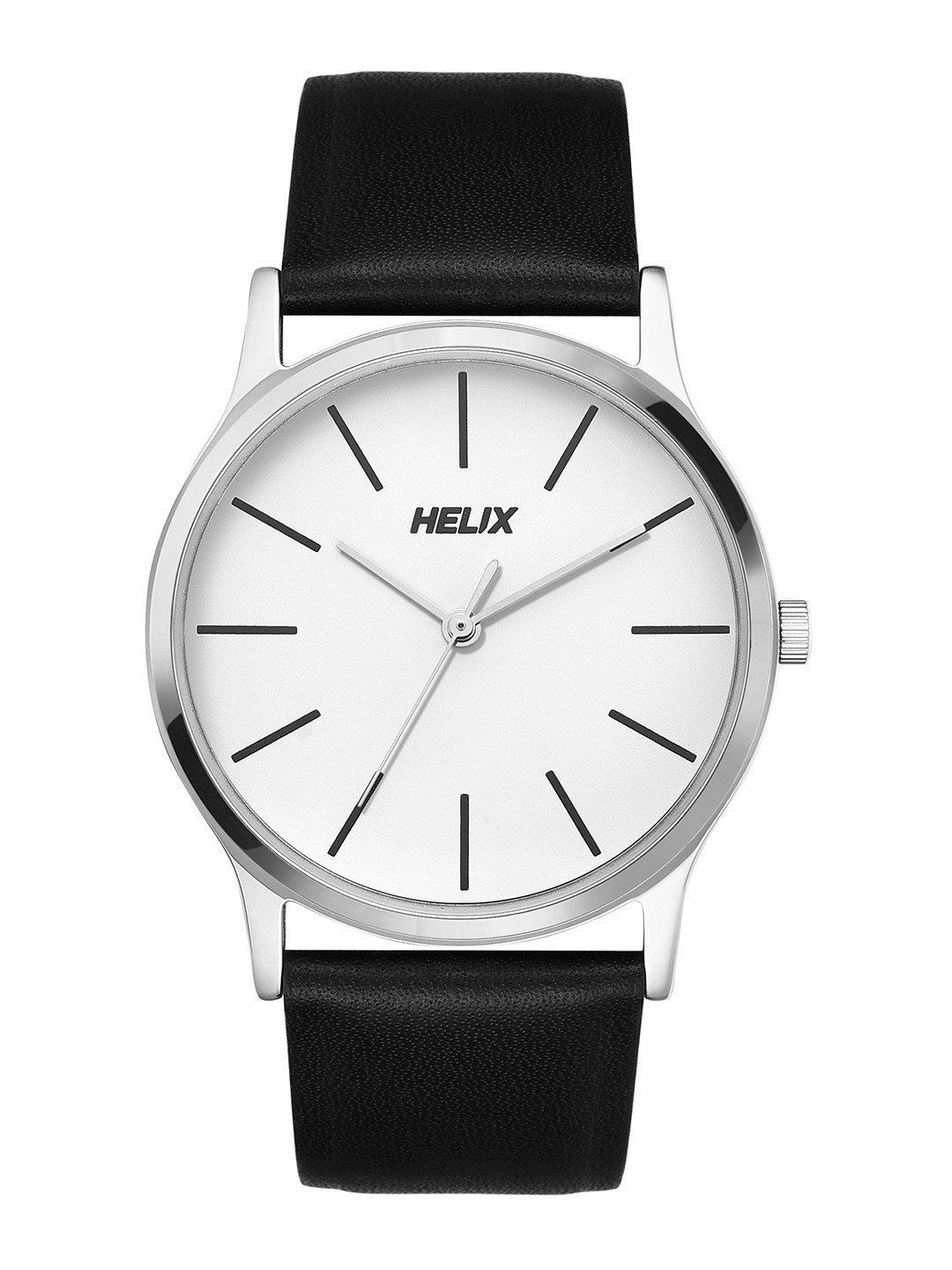 Helix By Timex Men White Round Dial Analog Watch - TW054HG00