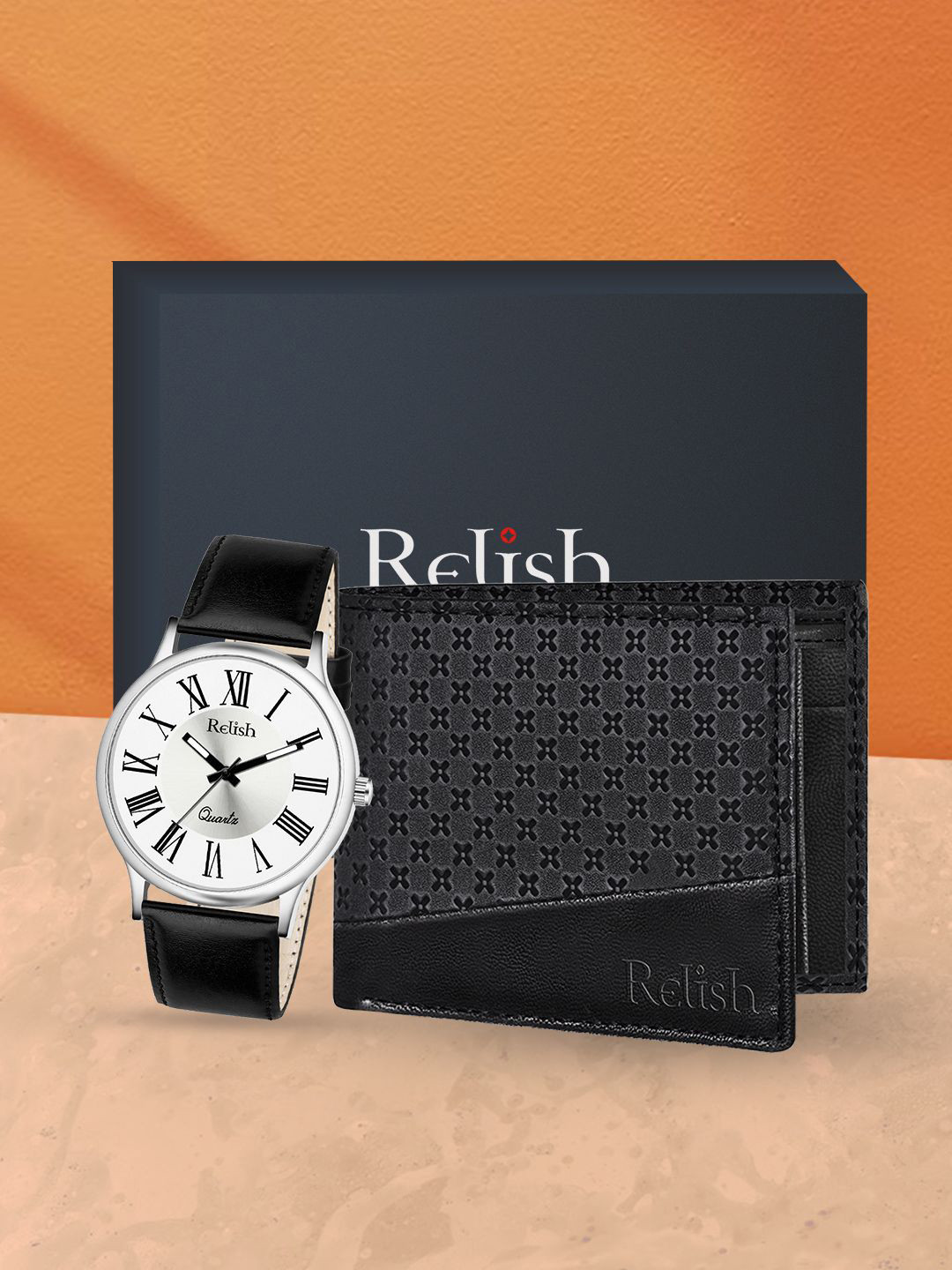 Relish Men Accessory Gift Set of  Analogue Mens Watch, Wallet