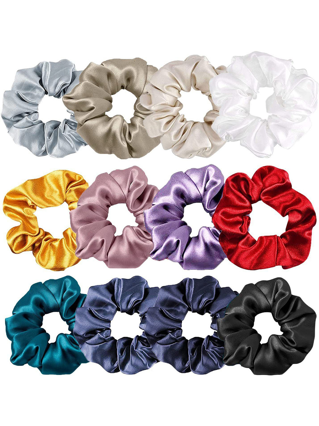 SZN Women Set of 12 Ponytail Holders